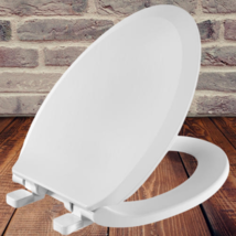 American Standard Transitional Elongated White Plastic Slow-Close Toilet Seat - £37.05 GBP