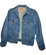 VTG Levis Blue Denim Button Down Jacket 70505-0213 size 38 - Made in USA - €56,37 EUR