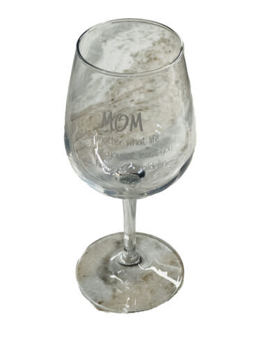 Personalised &#39;Mom No Matter What Life Throws At You, At Least…Balloon Gl... - $19.68