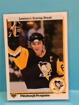 1990-91 Upper Deck Hockey Mario Lemieux #59 Lemieux&#39;s Scoring Streak - Penguins - £2.06 GBP