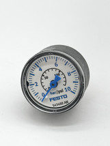 Festo 543488 Pressure Gauge 0-10 Bar  - $10.35
