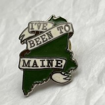 I’ve Been To Maine City State Tourism Enamel Lapel Hat Pin Pinback - £4.75 GBP