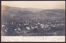 Franklin, NY Pre-1907 Und/B RPPC - Panoramic View of Town Photo Postcard - £13.98 GBP
