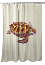Betsy Drake Green Sea Turtle Shower Curtain - £86.12 GBP