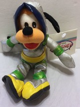 NWT Disney Store Spaceman Pluto 8&quot;  Mini Bean Bag Plush Astronaut Dog Suit Outer - £27.58 GBP
