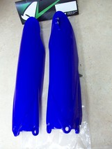 New Blue UFO Fork Guards Covers Shields For 2016-2023 Yamaha YZ450FX YZ 450FX - £23.55 GBP