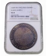 1605-06 England Krone James I S-2652 Bewertet Von NGC Als VG 08 Sehr Gut - €5.352,68 EUR