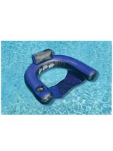 Pool Inflatable Chair Fabric Covered U-Seat (a) - £108.98 GBP
