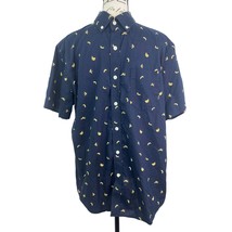 Banana Republic Button Up Shirt Mens M Standard Fit Organic Cotton Short... - £10.79 GBP
