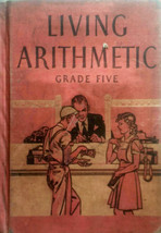 Living Arithmetic: Grade Five by Buswell, Brownell &amp; John / 1943 Hardcover  - £6.47 GBP