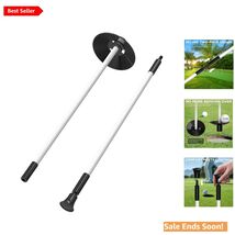 Adjustable Height Golf Pole with Ball Retriever - Ideal for Backyard Pra... - $43.51