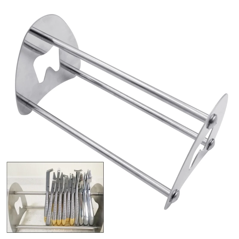 Stainless Steel Dental Stand Holder for Orthodontic Pliers Forceps Scissors Dent - £54.68 GBP