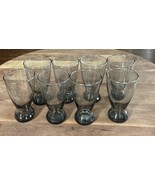 Set of 8 Vintage Libbey 6” Gray Smoke Highball Glasses - $61.54 CAD
