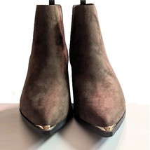 Tahari Gairan Brown Pointed Toe Block Heel Western Style Ankle Boot Size... - £26.90 GBP