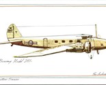 Vintage 1973 Cartolina Boeing Modello 247 Disegno Da Johns-Byrne Co - £4.08 GBP