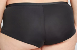 Cacique Women&#39;s Size 12(Large) Black No Show Boyshort Panties - £7.86 GBP