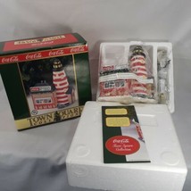 Coca Cola Town Square Collection Skip&#39;s Snack Bar Christmas Light House ... - $47.84