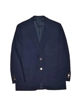 Scabal Blazer Jacket Mens 40S Blue Shield Buttons Wool Cashmere Sport Coat - £96.53 GBP