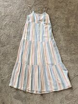 Anthropologie Splendid Maxi Dress Stripe Adjustable Spaghetti Straps siz... - $47.52
