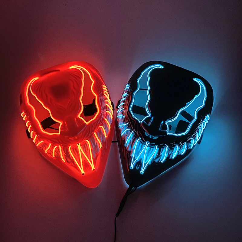 Game Fun Play Toys Cosplay Film Venom  Accessories Prop Glowing Horror LED Party - £23.15 GBP