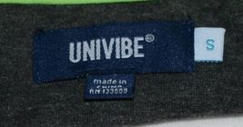 Univibe UB220400 Small Black Gray Color Short Sleeve T-Shirt image 3