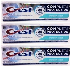 Lot 3 x Crest Pro-Health Complete Protection Bacteria Shield Toothpaste ... - £22.85 GBP