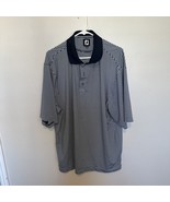 FootJoy Golf Polo Shirt FJ Men’s XL Blue Navy Striped - $321.16 MXN