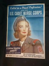 Original WW2 Poster "Enlist in a Proud Profession! Join U.S. Cadet Nurse... - $189.99