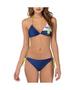 Corona Extra Label Two Piece Women&#39;s Bikini Navy Swimsuit Blue - $46.98+