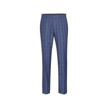 Mens Suit by RENOIR English Plaid Window Pane European Business 291-19 Blue Rust image 7