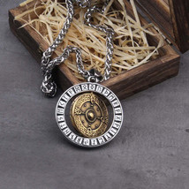Viking Ouroboros Wolf Stainless Steel Pendant Necklace Box Included - $33.95
