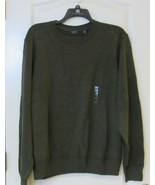 Arrow Solid Crewneck  FOREST NIGHT HEATHER Sweater  - Men&#39;s Sz. XXL NWT ... - $368.85 MXN