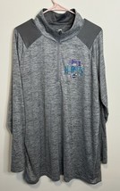 Charlotte Hornets Jacket Pullover XL Tall Gray Somos Los Hornets Latin A... - $14.84