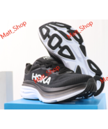 Hoka One One Bondi 8 Sneakers Women Size 6.5 US 1127952-BWHT Sport Gym A... - $149.03 CAD