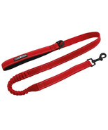Soft Pull Red 4 ft Traffic Dog Leash with 6 In Stretch and Soft Grip Handle - €17,15 EUR