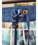 Quick Silver Men Blue Polyester Logo Print 4 Way Stretch Swimwear Shorts... - €29,87 EUR