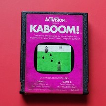 Kaboom Atari 2600 7800 Activision Paddle Game Cleaned Works! - $18.68