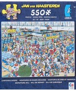 Jan van Haasteren: Cartoon Capers - Departure Hall (used 550 PC jigsaw p... - $16.41 CAD