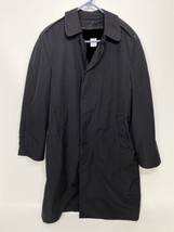 US Military Navy Trench Coat w/Lining Size 38R Centre Manufacturing  - $59.35