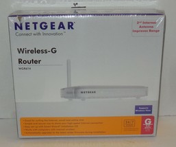Netgear WGR614 54 Mbps 4-Port 10/100 Wireless G Router (WGR614NA) - £27.22 GBP