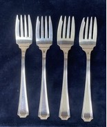 Gorham Fairfax Sterling Silver Salad Forks - Set of 4 - £153.01 GBP