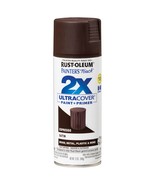 Rust-Oleum Painter&#39;s Touch Ultra Cover 2X Spray Paint 12oz-Satin Espresso - £28.72 GBP