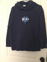 Nike Boys Hoodie Sweatshirt Pullover Size Large Blue Hood - $32.97