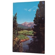 Postcard Mount Baker And Colorado River Near Grand Lake Colorado Chrome Unposted - £5.24 GBP