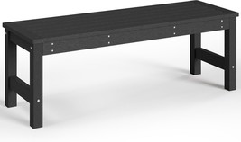 Efurden Outdoor Bench, 48’’ All Weather And Fade Resistant Knight Bench,... - £130.64 GBP