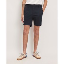 Everlane Mens The 7&quot; Slim Fit Performance Chino Short Navy Blue 33 - £26.34 GBP