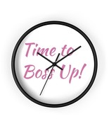 Time of Boss Up!  Wall clock - $55.62 CAD