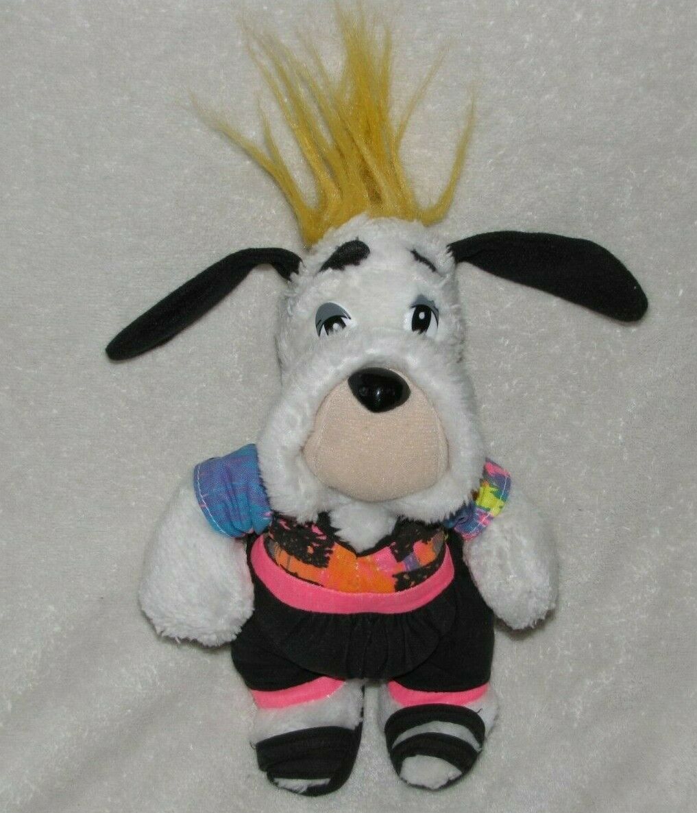 Primary image for Ace Novelty Co Inc Stuffed Plush Droopy Dog 1990 7.5" Neon 80s Outfit