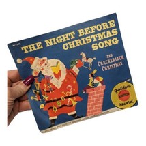 Vintage 1953 Golden Record Night Before Christmas And Crackerjack Christmas - £55.94 GBP
