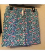 NWT The Domingos Are For Flamingos Mens Large 7&quot; Elastic Waist Mesh Line... - €24,63 EUR